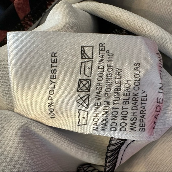 New Rare London Animal Print Mini Dress Long Sleeve Tiger Leopard NWT Sz 8 Large - Picture 14 of 16